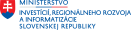Logo Ministerstva investícií, regionálneho rozvoja a informatizácie